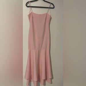 Likely Blush Pink Maxi Dress with Delicate Straps size 4